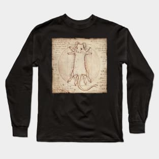 Vitruvian Mouse Long Sleeve T-Shirt